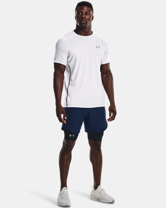 Men's UA Stretch Woven Shorts, Navy, pdpMainDesktop image number 3